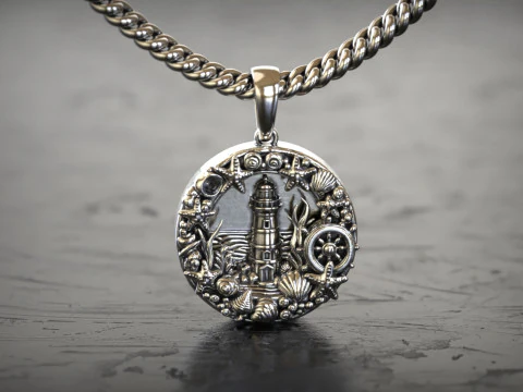 Подвеска &laquo;Морской маяк&raquo; 3D Принт Модель