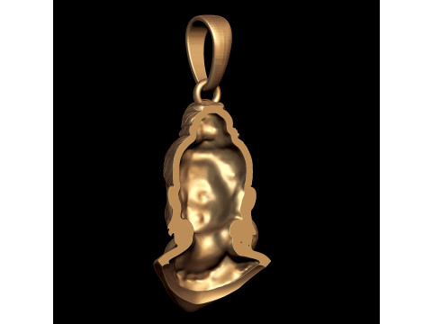 Bala Shiva Pendant 3D Print Model