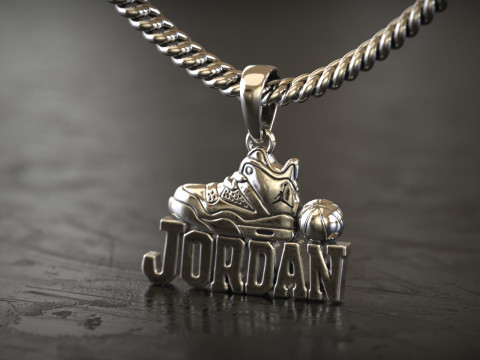 Air-Sneaker-Anhänger 3D Druckmodell