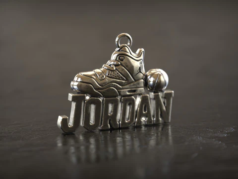 Air Sneaker Pendant 3D Print Model