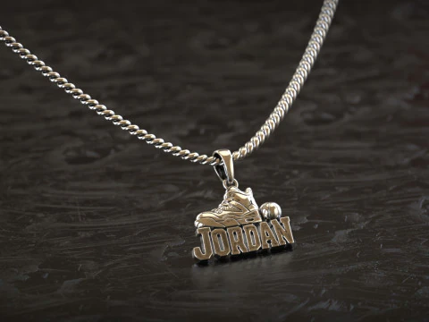 Air Sneaker Pendant 3D Print Model