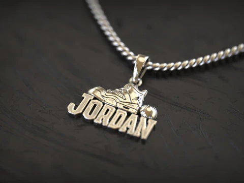 Air Sneaker Pendant 3D Print Model