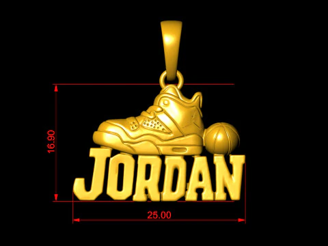 Air Sneaker Pendant 3D Print Model