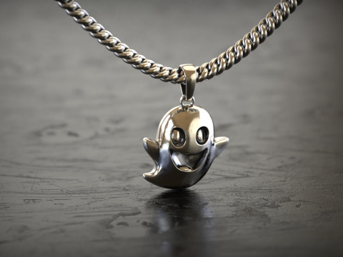 L&auml;chelnder Geisteranh&auml;nger 3D Druckmodell