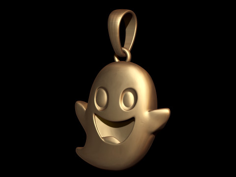 L&auml;chelnder Geisteranh&auml;nger 3D Druckmodell