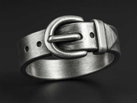 Anello per cintura con fibbia Modello di stampa 3D