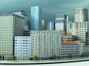 city 01 Modèle 3D