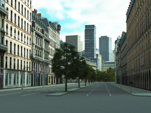 city 01 Modèle 3D