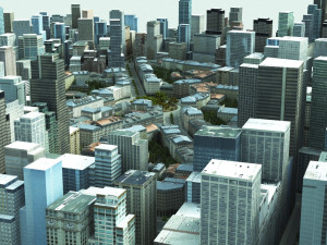city 01 Modèle 3D