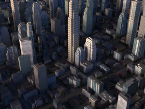ciudad en tiempo real 02 Modelo 3D