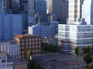 real time city 02 3D Model