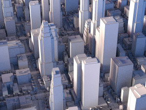 real time city 02 3D मॉडल