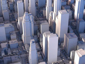 real time city 02 3D Model