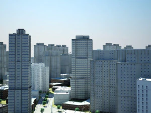city scape 6 3D Model