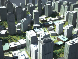 city scape 6 3D Model