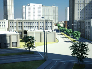 city scape 6 3D Model