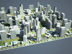 city scape 6 3D Model