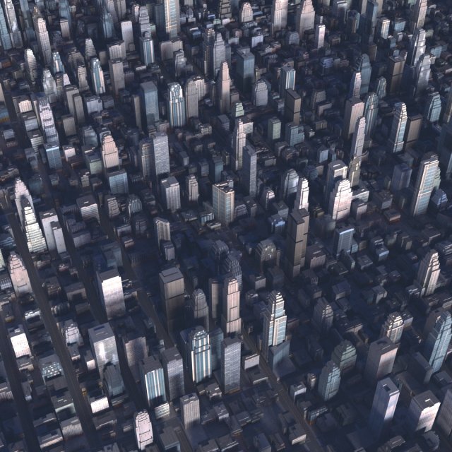 big city 37 3D मॉडल .c4d .max .obj .3ds .fbx .stl .blend 