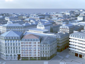 city block 04 3D Model