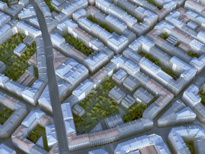 city block 04 3D Model