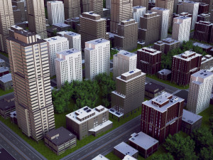 city block 05 3D Model