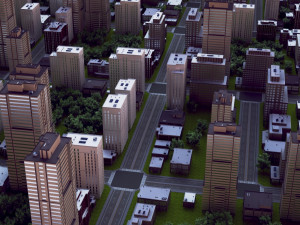 city block 05 3D Модель