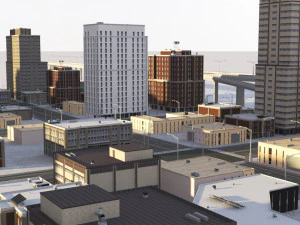 city block 06 3D Model