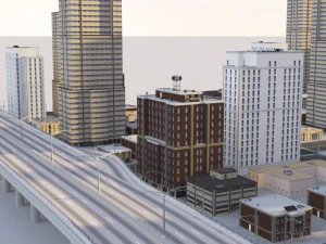 city block 06 3D Model