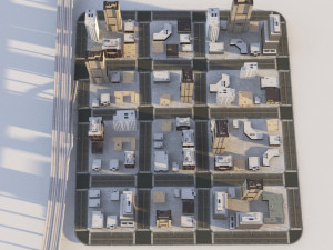 city block 06 3Dモデル