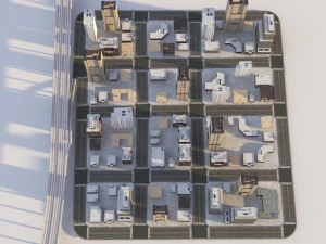 city block 06 3D Model