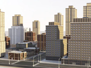 city block 06 3D Model