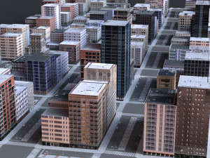 city block 07 3D 모델