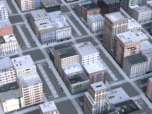 city block 07 3D 모델