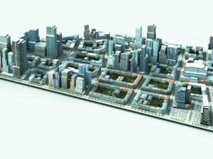 small city 03 3D मॉडल