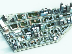 small city 03 3D मॉडल