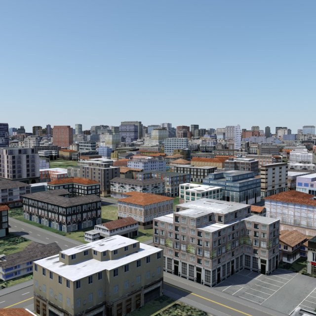 big city 46 3D 모델 .c4d .max .obj .3ds .fbx .stl .blend