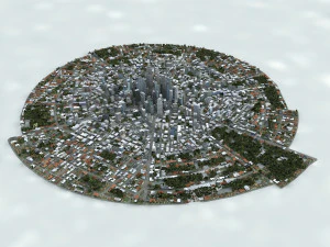 grande citt&agrave; 49 Modello 3D