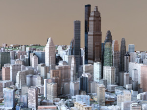 big city 50 3D Modell