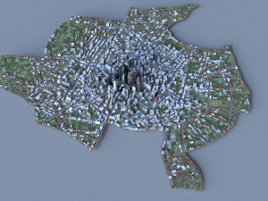 big city 50 3D Modell