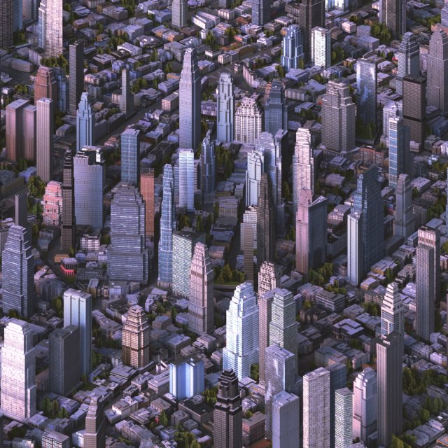 big city 57 3D मॉडल .c4d .max .obj .3ds .fbx .stl .blend 