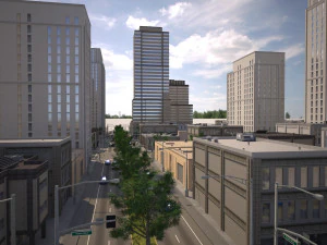 quartiere cittadino 01 Modello 3D