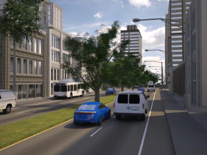 city district 01 3D Model
