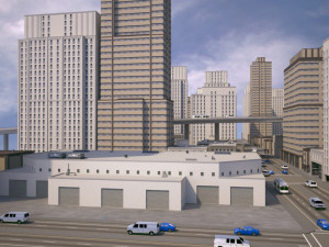 city district 02 3D Model