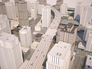 city district 02 3D Model