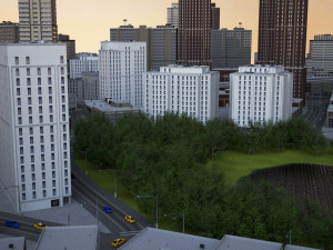 city scape 8 3D Model