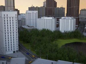 paesaggio urbano 8 Modello 3D