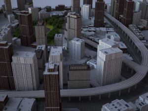 city scape 8 Model 3D