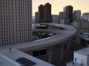 city scape 8 Model 3D