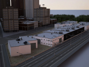 city scape 8 Model 3D