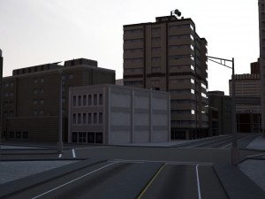 city scape 8 Model 3D